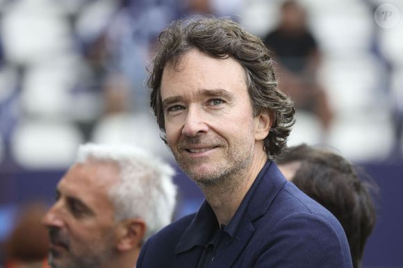 Antoine Arnault - Célébrités lors du match de football de Ligue 1 McDonald's entre le Paris FC contre Metz (3-2) au stade Jean Bouin à Paris le 31 aout 2025. © Mitchof/PsnewZ/Bestimage