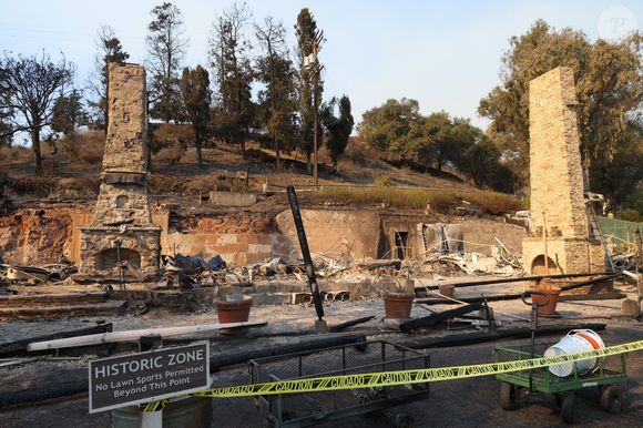 Incendies 2025 en Californie dans le quartier de Pacific Palisades © Jonathan Alcorn/ZUMA Press Wire