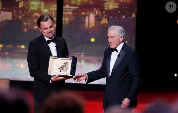 Leonardo DiCaprio, Robert De Niro (Palme d'Or d'honneur) - Cérémonie d'ouverture du 78ème Festival International du Film de Cannes, au Palais des Festivals à Cannes. Le 13 mai 2025.
© Borde-Jacovides-Moreau / Bestimage