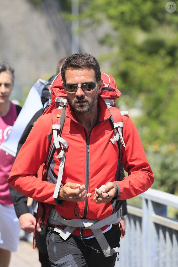 Jérôme Kerviel, le trader de la Société Générale, en route vers la frontière franco-italienne près de Vintimille, Italie, le 17 mai 2014. Photo by Peter Seyfferth/Action Press/ABACAPRESS.COM