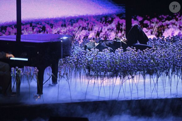 Pierre Garnier se produit lors de la 41e cérémonie des Victoires de la Musique à La Seine Musicale le 13 février 2026 à Boulogne-Billancourt, France. Photo de Franck Castel /ABACAPRESS.COM