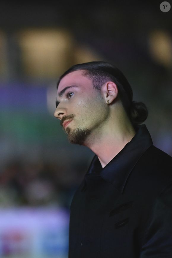 Le lauréat de la Star Academy 2023, Pierre Garnier, assiste au photocall de la 27e édition des NRJ Music Awards le 31 octobre 2025 à Cannes, France.  Photo by Franck Castel/ABACAPRESS.COM