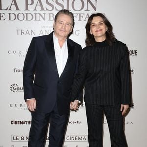 Juliette Binoche et Benoît Magimel à l'avant-première du film La Passion de Dodin Bouffant à la cinémathèque à Paris le 6 novembre 2023. Crédit Coadic Guirec / Bestimage