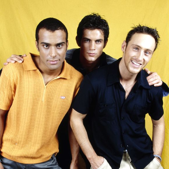 Archives - Rendez-vous avec le Boy's band 2Be3 ( 2 BE 3 ) : Adel Kachermi, Filip Nikolic et Frank Delay 1997 (CEDRIC PERRIN / BESTIMAGE).