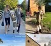 Il possède également des bains d'inspiration romaine de 3 000 m² au cœur des bois.

Dylan Deschamps et Mathilde Cappelaere profitent d'un séjour idyllique. Capture d'écran Instagram
