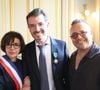 Grand acteur de la production dans le milieu de la musique notamment

Exclusif - ⁠ Rachida Dati, ⁠Damien Nougarède, Faudel - ⁠Damien Nougarède reçoit des mains de Rachida Dati les insignes de Chevalier dans l’ordre des Arts et Lettres, lors d’une cérémonie organisée dans la salle des mariages de la mairie du 7ème arrondissement à Paris le 15 juillet 2026. © Alain Guizard/Bestimage