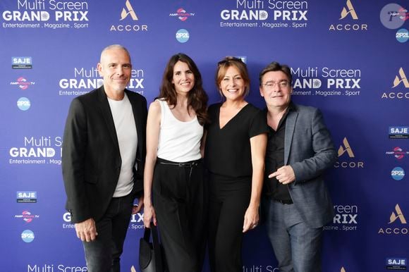 Exclusif - Mehdi Sadoun, Louise Monot, Shirley Bousquet, Manu Joucla - Première édition du Multi Screen Grand Prix : une célébration inédite de la création audiovisuelle française dans le cadre prestigieux du Pullman Paris Tour Eiffel sous la présidence de S. Martin (Directeur Général de l'ARPP : l'Autorité de Régulation Professionnelle de la Publicité et également Président de La Fabrique des Formats) et animée par E. Eméyé (journaliste et présentatrice).
Cet événement a rassemblé les professionnels de l'audiovisuel autour d'une ambition commune : mettre à l'honneur l'excellence de la création française tous formats confondus. Paris le 12 juin 2025 - © Jack Tribeca / Bestimage