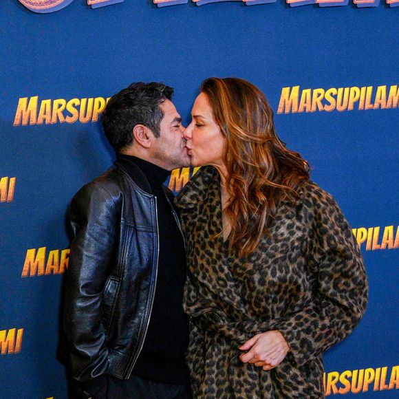 Jamel Debbouze et Mélissa Theuriau assistent à la première du "Marsupilami" au Grand Rex le 01 février 2026 à Paris, France. Photo par Shootpix/ABACAPRESS.COM