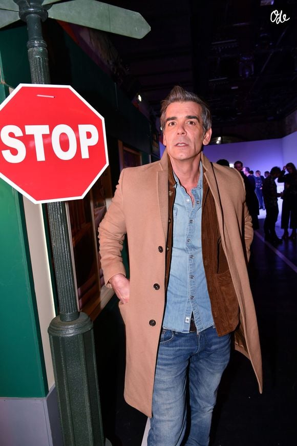 Exclusif - Xavier de Moulins - Soirée de lancement du vélo électrique "Angell" par M. Simoncini au Bridge sous le pont Alexandre III à Paris le 19 novembre 2019.  © Rachid Bellak/Bestimage