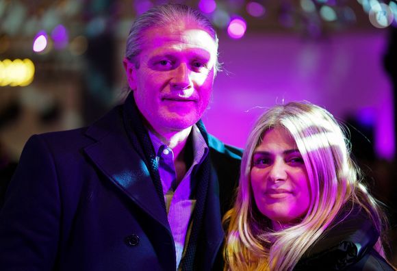 Emmanuel Petit et sa compagne Asma - Défilé pour célébrer la fashion week au Printemps Haussman à Paris le 4 mars 2025.

© Anne-Sophie Guebey / Bestimage