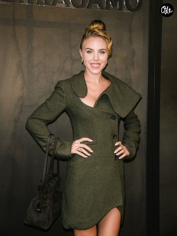 La princesse Maria Carolina de Bourbon des Deux-Siciles lors de la Fashion Week de Milan, le 27 septembre 2025. 

SGP / BESTIMAGE