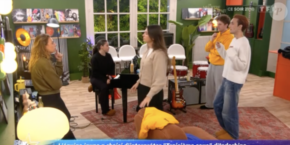 Extrait de la quotidienne de la "Star Academy"