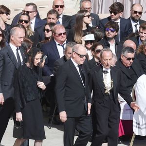 Charlene et Albert de Monaco arrivent à la messe en hommage au pape François ce samedi 26 avril à Rome  Backgrid UK/ Bestimage