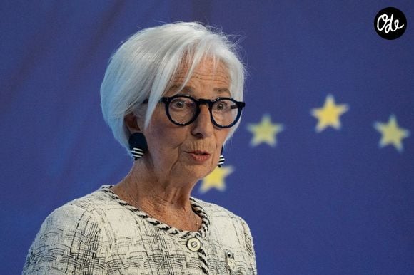 Christine Lagarde lors d'une conférence de presse le 30 avril 2026 à Frankfort. © Matias Basualdo/ZUMA Press Wire/Bestimage | 00753231