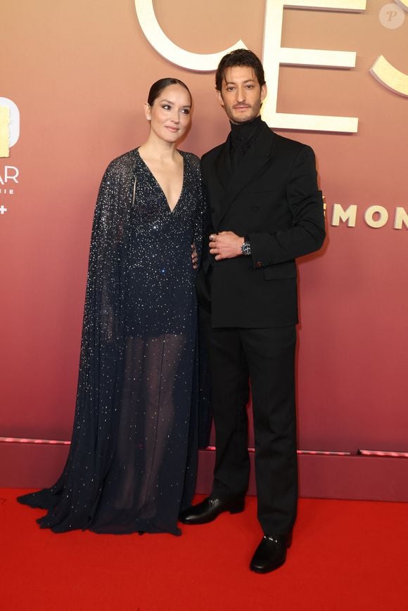 Pierre Niney, Anaïs Demoustier - Photocall de la 50ème édition de la cérémonie des César à l'Olympia à Paris, France, le 28 février 2025 © Dominique Jacovides - Olivier Borde / Bestimage