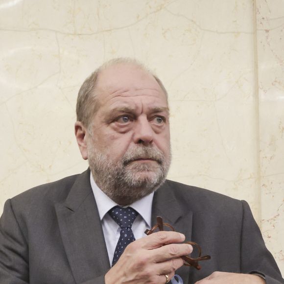 Exclusif - Eric Dupont-Moretti - Soirée de débats et de témoignages pour la libération des otages du Hamas à l'Assemblée Nationale à Paris organisée par Radio J le 24 octobre 2023. © Jack Tribeca / Bestimage