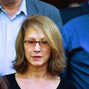 Nathalie Baye aux obsèques de Philippe Léotard à Paris en 2001. (AGENCE / BESTIMAGE).