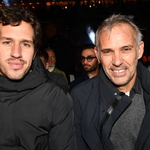 Victor et Paul Belmondo - Le boxeur français T.Yoka s'incline face au belge R.Merhy à Roland-Garros le 9 décembre 2023 © Veeren / Bestimage