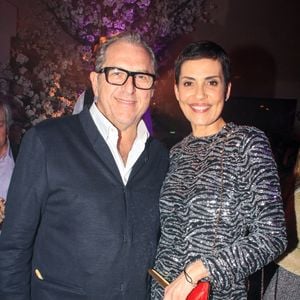 Cristina Cordula et son mari Frédéric Cassin pendant la soirée "Kenzo Takada's Birthday Night" pour fêter les 80 ans de Kenzo Takada au Pavillon Ledoyen à Paris, France, le 28 février 2019. © Philippe Baldini/Bestimage