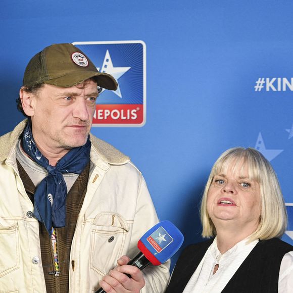L'acteur français Jean-Paul Rouve et l'actrice française Isabelle Nanty lors de la première du film God Save the Tuche au Kinepolis Imagibraine à Braine-l'Alleud, Belgique le 24 janvier 2025. Photo par Frederic Andrieu/Agencepeps/Content Curation/ABACAPRESS.COM