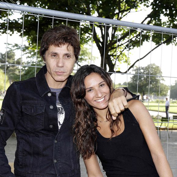 Jean-Luc Lahaye et sa fille Margaux assistent à l'ouverture de la 34e Fête annuelle des Tuileries à Paris, en France, le 23 juin 2017. Photo by Vim/ABACAPRESS.COM