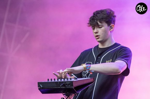 Petit Biscuit, Mehdi Benjelloun - Festival Lollapalooza Music au Grant Park à Chicago, Illinois, Etats-Unis, le 2 août 2018.