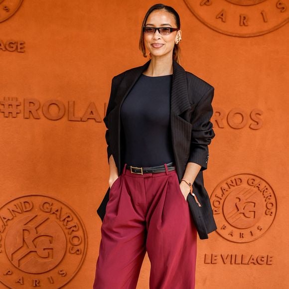 Flora Coquerel au photocall du village lors des Internationaux de France de Tennis de Roland Garros 2026, à Paris, France, le 4 juin 2026. © Jacovides-Moreau/Bestimage
