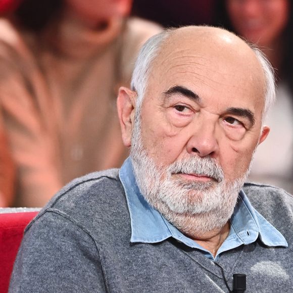Exclusif - Gérard Jugnot - Enregistrement de l'émission Vivement dimanche consacrée à l'équipe du Splendid au studio Rive Gauche, presentée par Michel Drucker . Diffusion sur France 3 le 23/02/2025. présentée par M.Drucker, diffusée le 23 février 2025 sur France 3. 
© Guillaume Gaffiot / Bestimage