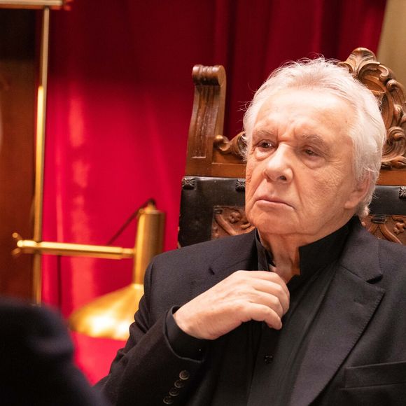 Exclusif - Michel Sardou - Enregistrement de l'émission "Le Grand Restaurant" à Paris, qui sera diffusée le 3 février 2021 sur M6 © Philippe Leroux / Bestimage