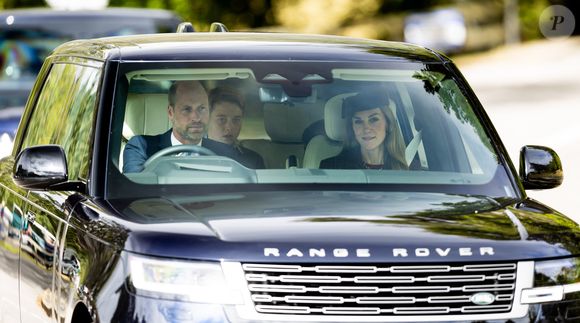 La famille royale assiste au service religieux traditionnel du dimanche à Crathie Kirk, Crathie.
©GOFF INF / BESTIMAGE