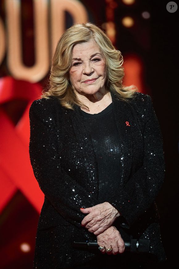 Nicoletta lors de l'enregistrement de l'émission "Les stars s'unissent pour le Sidaction" au théâtre Marigny à Paris, France, le 11 mars 2025. L'émission sera diffusée en prime le 22 mars sur France 2. © Guirec-Moreau/ Bestimage