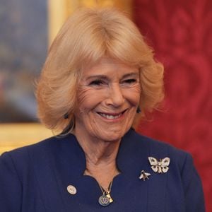 La reine Camilla a fait une apparition très remarquée il y a quelques jours.

Camilla Parker Bowles, reine consort d'Angleterre, donne une réception au palais St James à Londres en l'honneur des lauréats du concours de dissertation du Commonwealth de la reine. Photo par PA Photo/ Bestimage