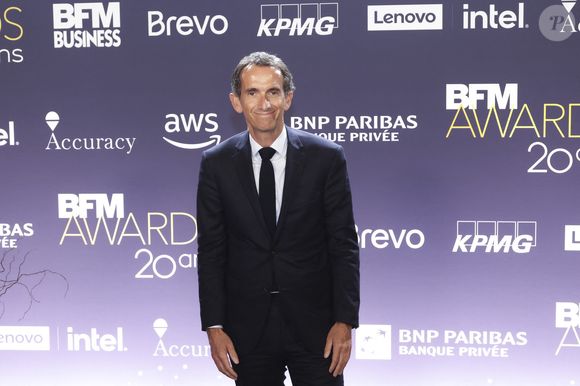 Alexandre Bompard, au photocall de la cérémonie des BFM awards au Grand Palais à Paris le 13 janvier 2025. © Jack Tribeca / Bestimage