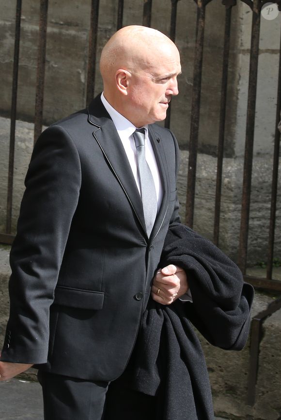 Louis Bodin - Obsèques de la navigatrice française Florence Arthaud en l'église Saint-Séverin à Paris, le 30 mars 2015. Florence Arthaud est décédée lors du crash d'hélicoptère en Argentine le 9 mars dernier pendant le tournage du jeu de TF1 "Dropped". Jacovides - Clovis / Bestimage