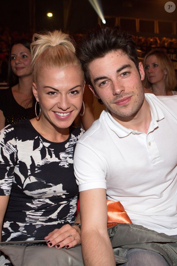 Exclusif - Katrina Patchett et Valentin D'Hoore (Koh Lanta) - People au concert de Patrick Bruel au Zénith de Paris, le samedi 29 mars 2014. © CYRIL MOREAU / BESTIMAGE