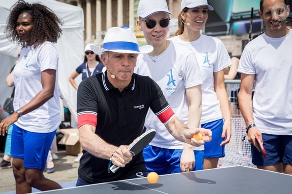 Samuel Etienne - Journée Paris 2024 sur la place de La Concorde à Paris le 23 juin 2019.  © Cyril Moreau/Bestimage