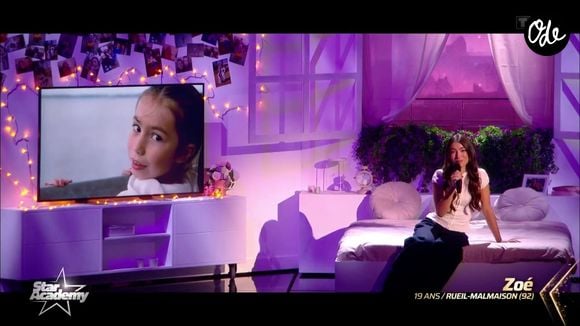 Zoé fait partie de la nouvelle promotion de la "Star Academy". Capture d'écran TF1