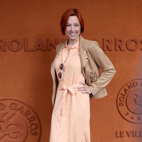 Natasha St-Pier - Les célébrités au village lors des Internationaux de France de tennis de Roland Garros 2024 à Paris. Le 28 mai 2024. 
© Jacovides-Moreau / Bestimage