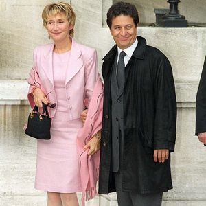 Marie Anne Chazel & Christian Clavier - Mariage de Michel Sardou et Anne-Marie Périer en 1999 AGENCE / BESTIMAGE