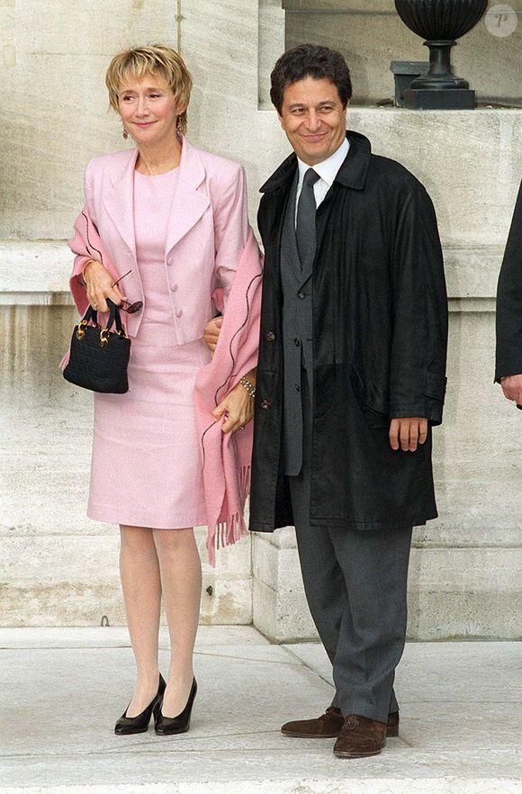 Marie Anne Chazel & Christian Clavier - Mariage de Michel Sardou et Anne-Marie Périer en 1999 AGENCE / BESTIMAGE