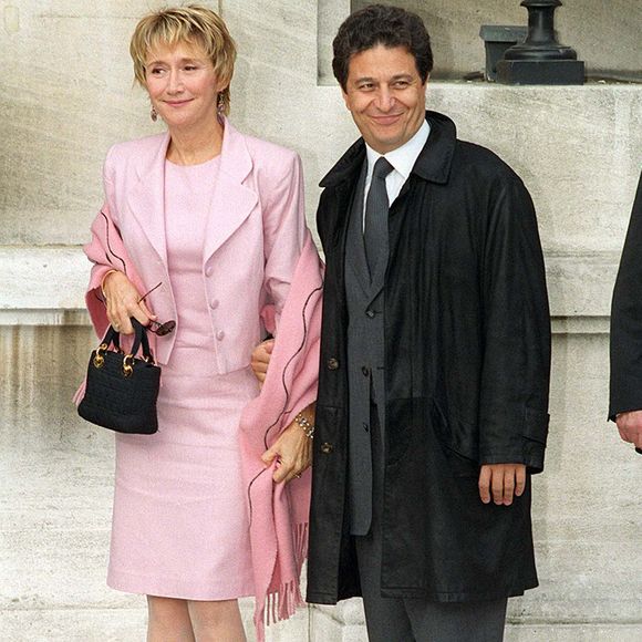 Marie Anne Chazel & Christian Clavier - Mariage de Michel Sardou et Anne-Marie Périer en 1999 AGENCE / BESTIMAGE