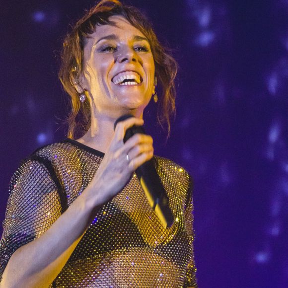 La chanteuse française Zaz s'est produite à l'Espaço Unimed de São Paulo, SP, Brésil, le 14 avril 2023, lors de l'Organique Tour qui promeut son récent album "Isa", enregistré pendant la pandémie de coronavirus. Photo par Yuri Murakami/Fotoarena/SPUS/ABACAPRESS.COM