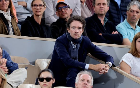 Antoine Arnault dans les tribunes lors des Internationaux de France de Tennis de Roland Garros 2025, à Paris, France, le 4 juin 2025. © Jacovides-Moreau/Bestimage