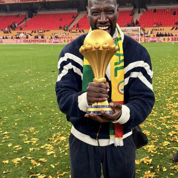 Omar Sy assiste au sacre du Sénégal à la finale de la CAN
