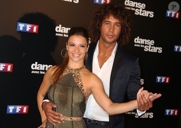 Denitsa Ikonomova et Laurent Maistret au photocall de l'émission "Danse Avec Les Stars - Saison 7" à Boulogne-Billancourt, le 28 septembre 2016.
© Denis Guignebourg/Bestimage