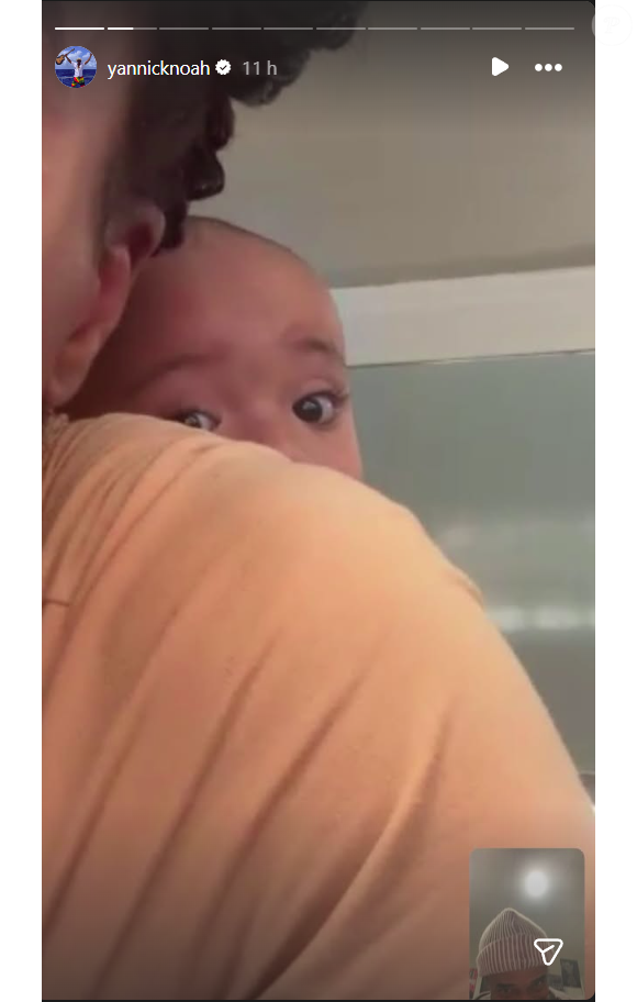 Capture d'écran Story Yannick Noah