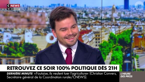 On lui a confié son émission
Gauthier Le Bret quitte "L'heure des pros", sur CNEWS, Pascal Praud fait ses adieux dans l'émission du 6 janvier 2025