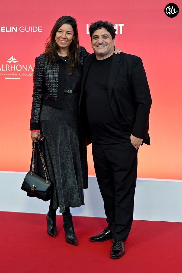 Le chef Mauro Colagreco et sa femme Julia - Cérémonie des remises des Etoiles Michelin 2026 au Grimaldi Forum à Monaco le 16 mars 2026. 1 étoile, 7 nouveaux 2 étoiles et 1 nouveau 3 étoiles pour l'édition 2026 © Bruno Bebert/Bestimage