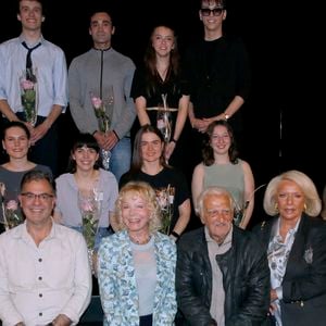 Exclusif - Audrey Belmondo, Grâce de Capitani, Olivier Belmondo, Isabelle Aubret, Alain Belmondo, Comtesse Martine de Leseleuc, Cyrielle Clair, Nicole Calfan et les Élèves - Audition de la Promotion 2024 de l’École « L’Entrée des Artistes » d’Olivier Belmondo au Théâtre des Mathurins à Paris le 17 Juin 2024. 

© Bertrand Rindoff / Bestimage