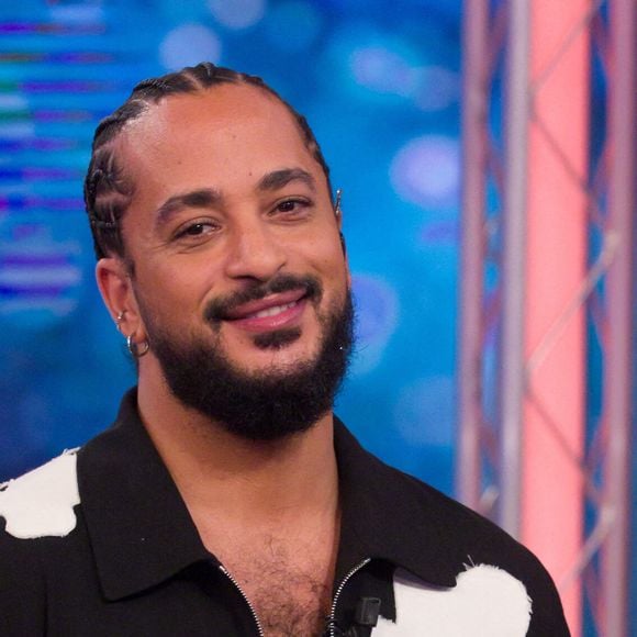 Slimane lors de l'émission "La volta nuova" à Rome, Italie, le 21 mars 2024. Photo by Marco Provvisionato/IPA/ABACAPRESS.COM